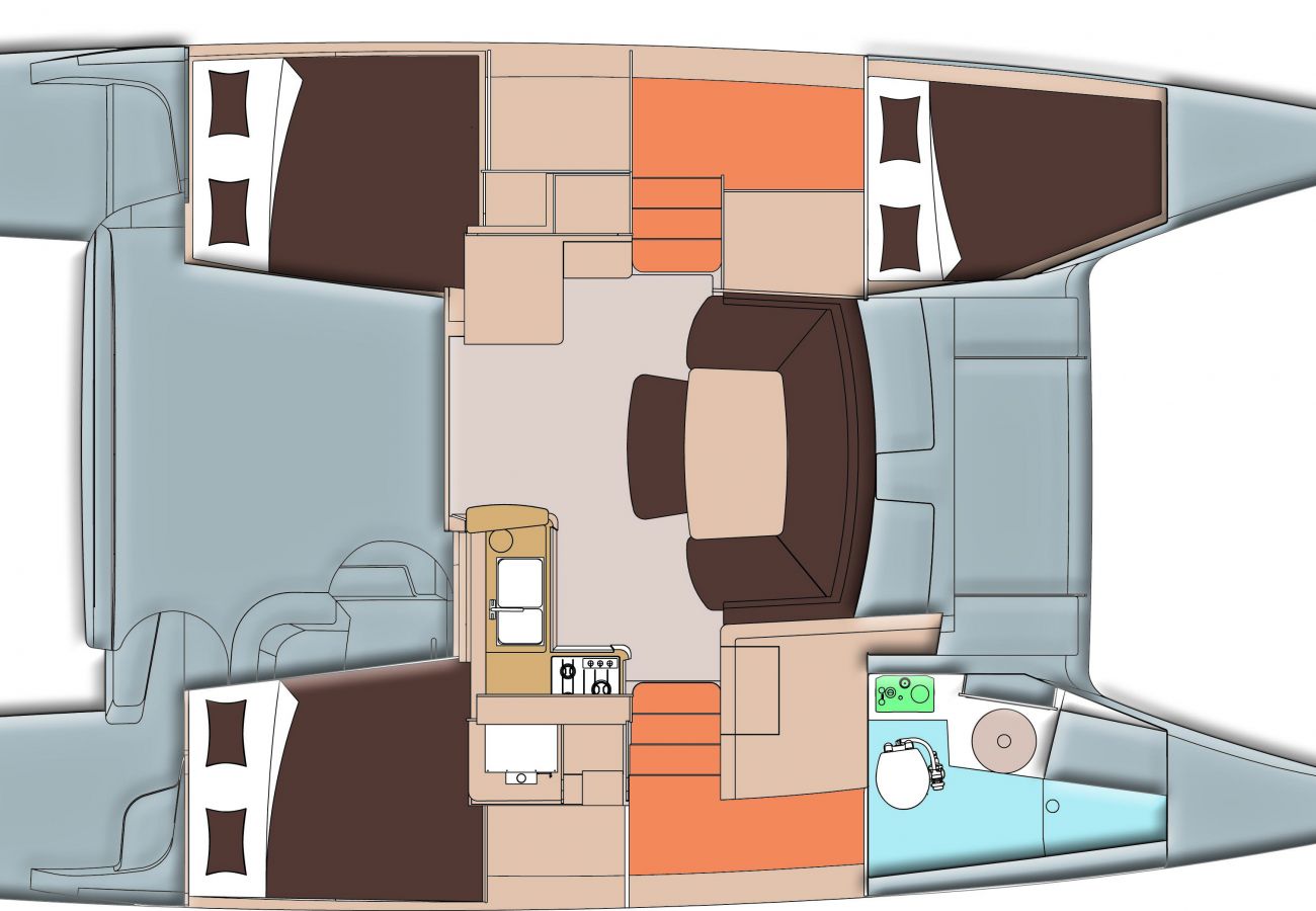 Bateau à Vaitape - Catamaran Croisière 3 nuits à BORA BORA Bateau à Vaitape - Catamaran Croisière 3 nuits à BORA BORA
