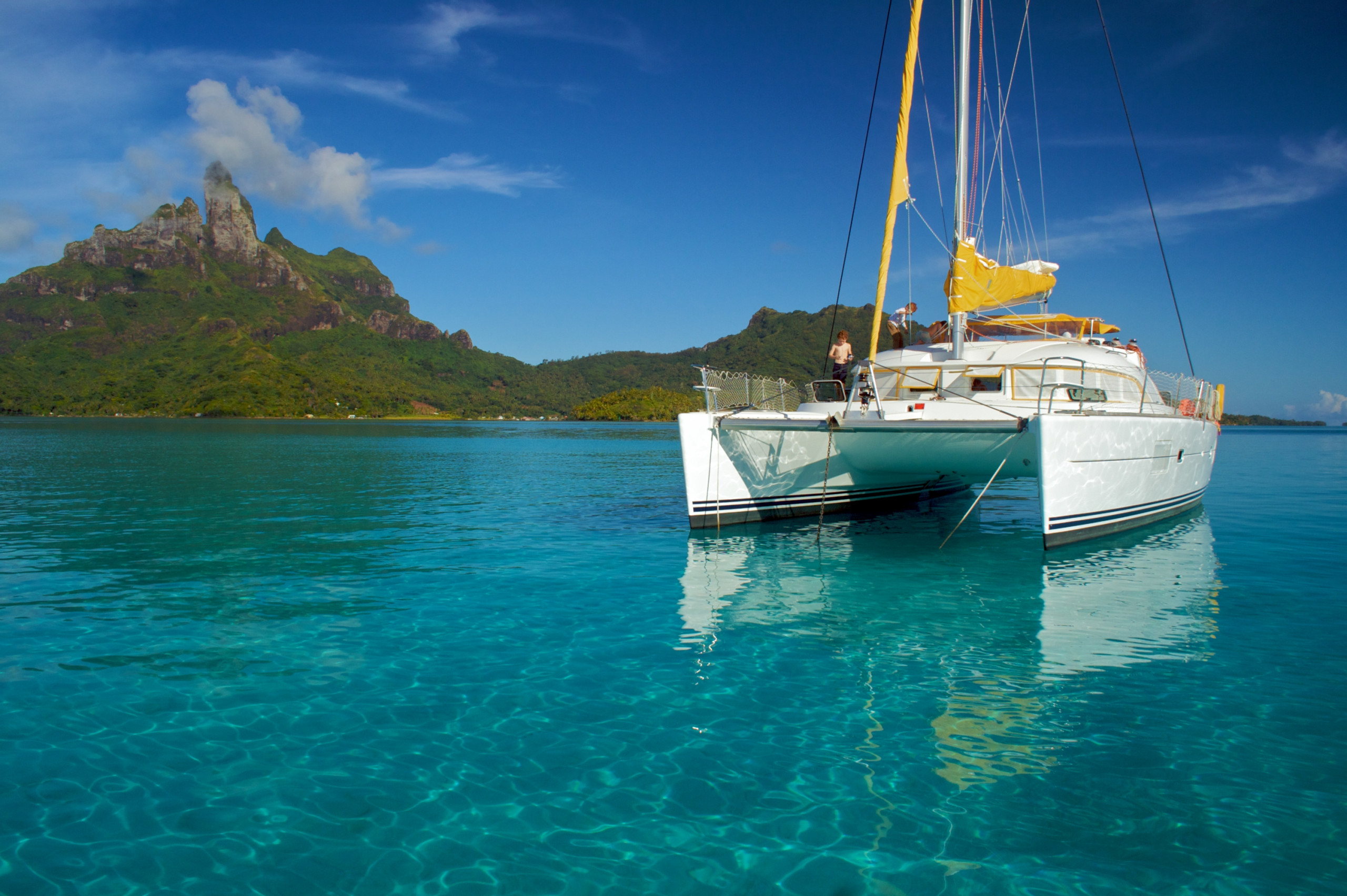 voyage catamaran tahiti